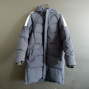 L Brenn Men's down hooded coat